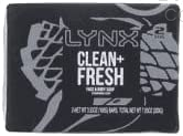 Lynx (Axe) Clean And Fresh Face And Body Soap Twin 100g