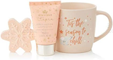 Style & Grace Utopia Mug Gift Set 70ml Body Lotion + 50g Bath Fizzer + Ceramic Mug