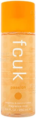 FCUK Passion Tangerine and Coconut Water Body Mist 250ml Spray