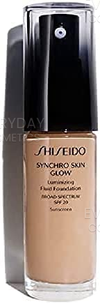 Shiseido Synchro Skin Glow Luminizing Fluid Foundation SPF20 30ml - 4 Rose