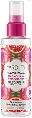 Yardley Flowerazzi Magnolia & Pink Orchid Body Oil 125ml