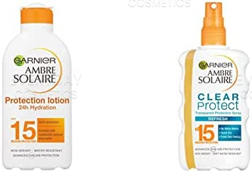 Garnier Ambre Solaire Ultra Hydrating Protection Lotion 200ml Medium - SPF15