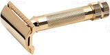 Dovo Merkur Safety Razor With Sample Blade - Gold Plated 34G HD