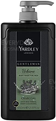 Yardley Gentleman Urbane Charcoal Antibacterial Body Wash 650ml