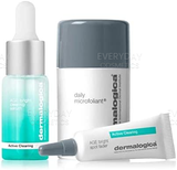 Dermalogica Clear And Brighten Kit 13g Daily Microfoliant + 10ml AGE Bright Clearing Serum + 6ml Bright Spot Fader