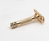 Dovo Merkur Safety Razor With Sample Blade - Gold Plated 34G HD