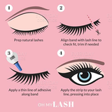 OH MY LASH Faux Mink Strip Lashes Set - Monday-Sunday