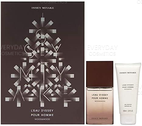 Issey Miyake L'Eau d'Issey Pour Homme Wood & Wood Christmas Gift Set 50ml EDP + 100ml Shower Gel