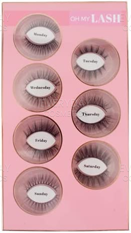 OH MY LASH Faux Mink Strip Lashes Set - Monday-Sunday