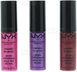 NYX Land Of Lollies Metallic Gloss Lip Trio Gift Set 3 x 4.7ml Lip Gloss