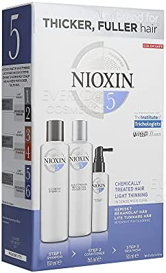 Wella Nioxin System 5 Gift Set 150ml Shampoo Cleanser + 150ml Scalp Revitaliser + 50ml Scalp Treatment