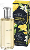 Yardley Freesia & Bergamot Eau de Toilette 50ml Spray