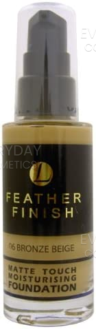 Lentheric Feather Finish Matte Touch Moisturising Foundation 30ml - Bronze Beige 06