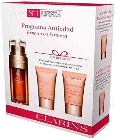 Clarins Skincare Gift Set 50ml Double Serum + 15ml Extra-Firming Day Cream + 15ml Extra-Firming Night Cream