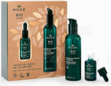 Nuxe Bio Organic Gift Set 30ml Chia Seeds Essential Antioxidant Serum + 200ml Moringa Seeds Micellar Cleansing Water