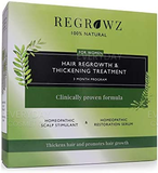 Regrowz Hair Thickening Set 75ml Scalp Stimulant + 75ml Restoration Serum