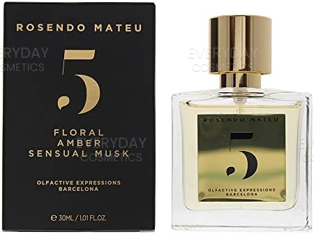 Rosendo Mateu Nº 5 Floral, Amber, Sensual Musk Eau de Parfum 30ml Spray