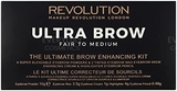 Makeup Revolution Ultra Brow Palette - Fair to Medium