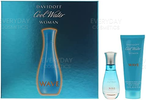 Davidoff Cool Water Woman Wave Gift Set 30ml EDT + 75ml Body Lotion