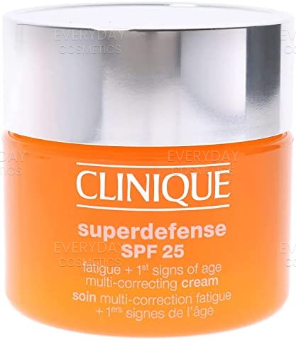 Clinique Superdefense Fatigue + 1st Signs Of Age Multi-Correcting Cream SPF25 50ml - Very Dry to Dry Combination Skin