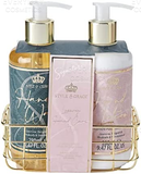 Style & Grace Signature Luxury Handcare Gift Set 280ml Hand Wash + 280ml Hand Lotion + Metallic Basket