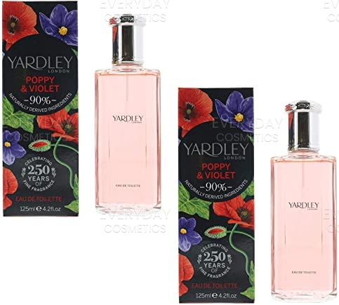 Yardley Poppy & Violet Eau de Toilette 125ml Spray