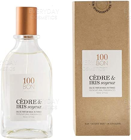 100BON Cèdre & Iris Soyeux Refillable Eau de Parfum 50ml Spray