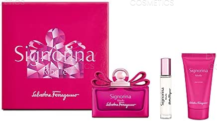 Salvatore Ferragamo Signorina Ribelle Gift Set 100ml EDP + 100ml Body Lotion + 5ml EDP