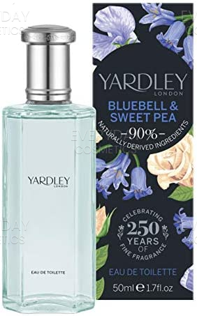 Yardley Bluebell & Sweet Pea Eau de Toilette 50ml Spray