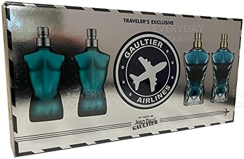 Jean Paul Gaultier Le Male Gift Set 2 x 7ml EDT + 2 x 7ml Le Beau