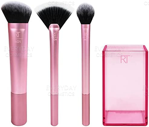 Real Techniques Sculpting Gift Set 4 Pieces (1 x Sculpting Brush
1 x Fan Brush
1 x Setting Brush
1 x Brush Cup)