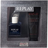 Replay Essential for Him Gift Set 30ml EDT Spray + 100ml Shower Gel