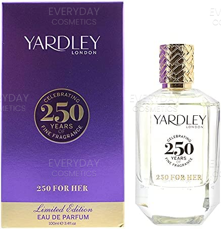 Yardley 250 For Her Limited Edition Eau De Parfum 100ml Spray