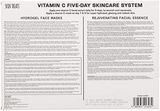 Skin Treats Vitamin C Five Day Skincare System Set 2 x 60g Hydrogel Face Mask + 5 x 10ml Serum Ampoules