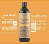 Om She Aromatherapy Zesty Orange Coffee & Coconut Body Wash 500ml