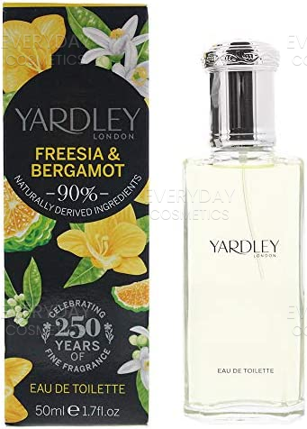 Yardley Freesia & Bergamot Eau de Toilette 50ml Spray