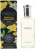 Yardley Freesia & Bergamot Eau de Toilette 50ml Spray