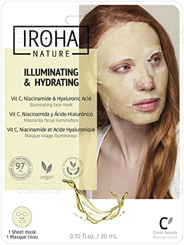 Iroha Nature Brightening Vitamin C Tissue Face Mask 1 x Tissue Face Mask