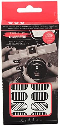 Lottie Paint by Numbers Manicure Nail Art Stickers