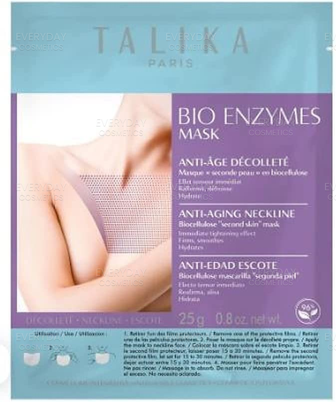 Talika Bio Enzymes Radiance Boost Décolleté Sheet Mask 25g