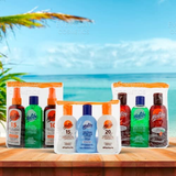 Malibu Sun Protection Travel Set 100ml SPF15 Lotion + 100ml SPF20 Lotion + 100ml Soothing After Sun Lotion + Bag