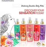 Yardley Sensation Burst of Passion Perfume Mist 236ml Spray