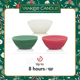 Yankee Candle Wax Melt Gift Set 3 x 22g Wax Melts (Twinkling Lights, Tree Farm Festival and Letters To Santa)