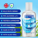 Newtons Anti-Bacterial 60% Alcohol Hand Gel 100ml