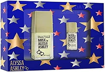 Alyssa Ashley Musk Gift Set 50ml EDT + 7.5ml Perfume Oil