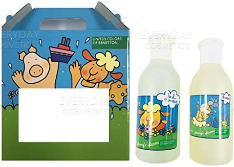 Benetton On Benny's Farm Gift Set 200ml Fresh Water + 200ml Shampoo (Not suitable for children under 36 months.)