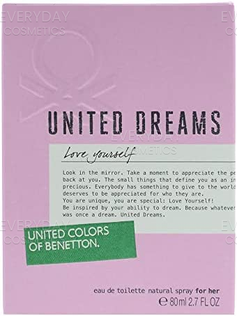 Benetton United Dreams Love Yourself Eau de Toilette 80ml Spray