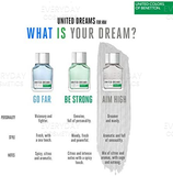 Benetton United Dreams Men Aim High Eau de Toilette 60ml Spray