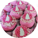 Bomb Cosmetics Pink Christmas Bath Bomb 160g