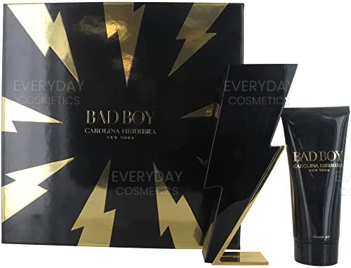 Carolina Herrera Bad Boy Gift Set 100ml EDT + 100ml Shower Gel